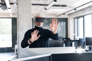 VR business man