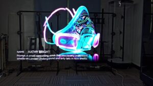Futurist Matt O'Neill's prototype of audience generated holograms